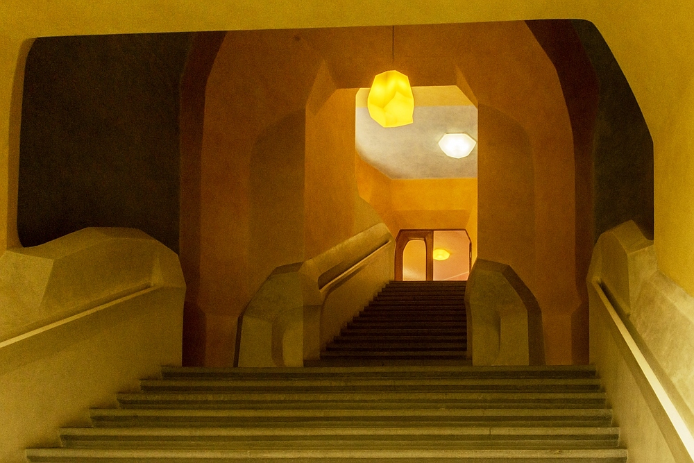 Goetheanum in Dornach - Aufgang zum Treppenhaus