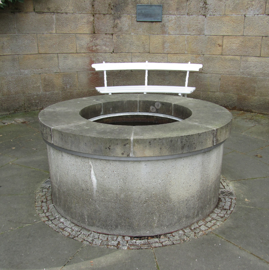 Goethebrunnen im Kurpark in Bad Elster