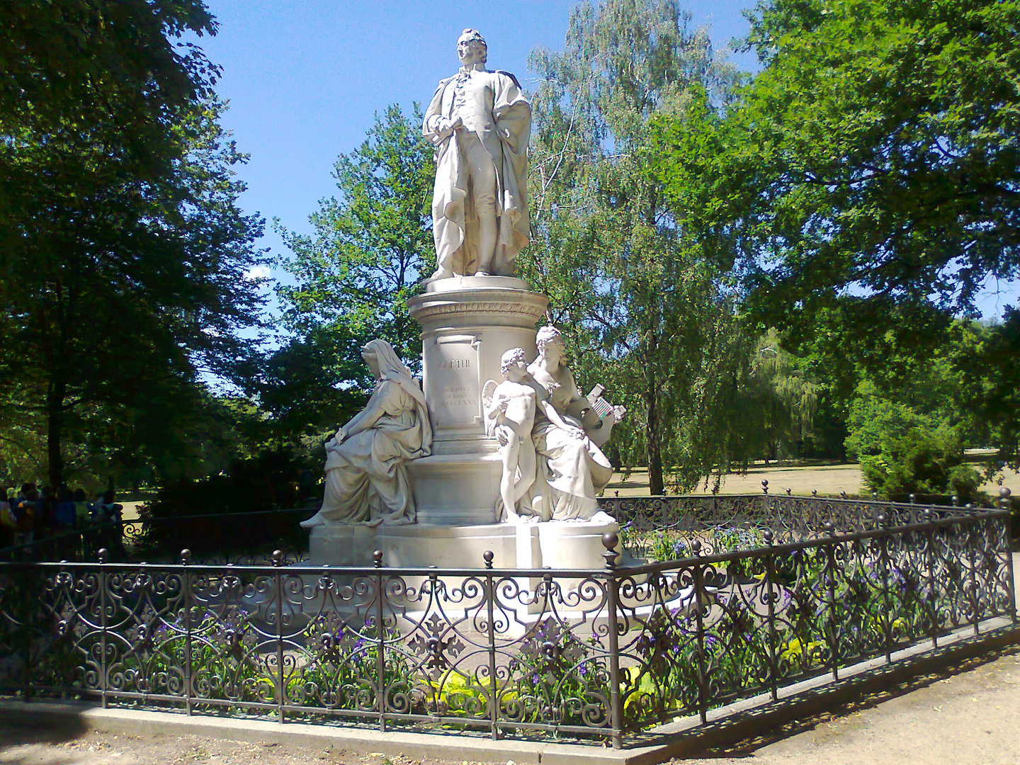 Goethedenkmal - Tiergarten Berlin am 15.06. 2015