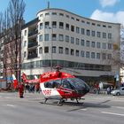 Goetheplatz München DRF Intensivtransport Hubschrauber