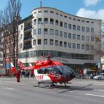 Goetheplatz München DRF Intensivtransport Hubschrauber