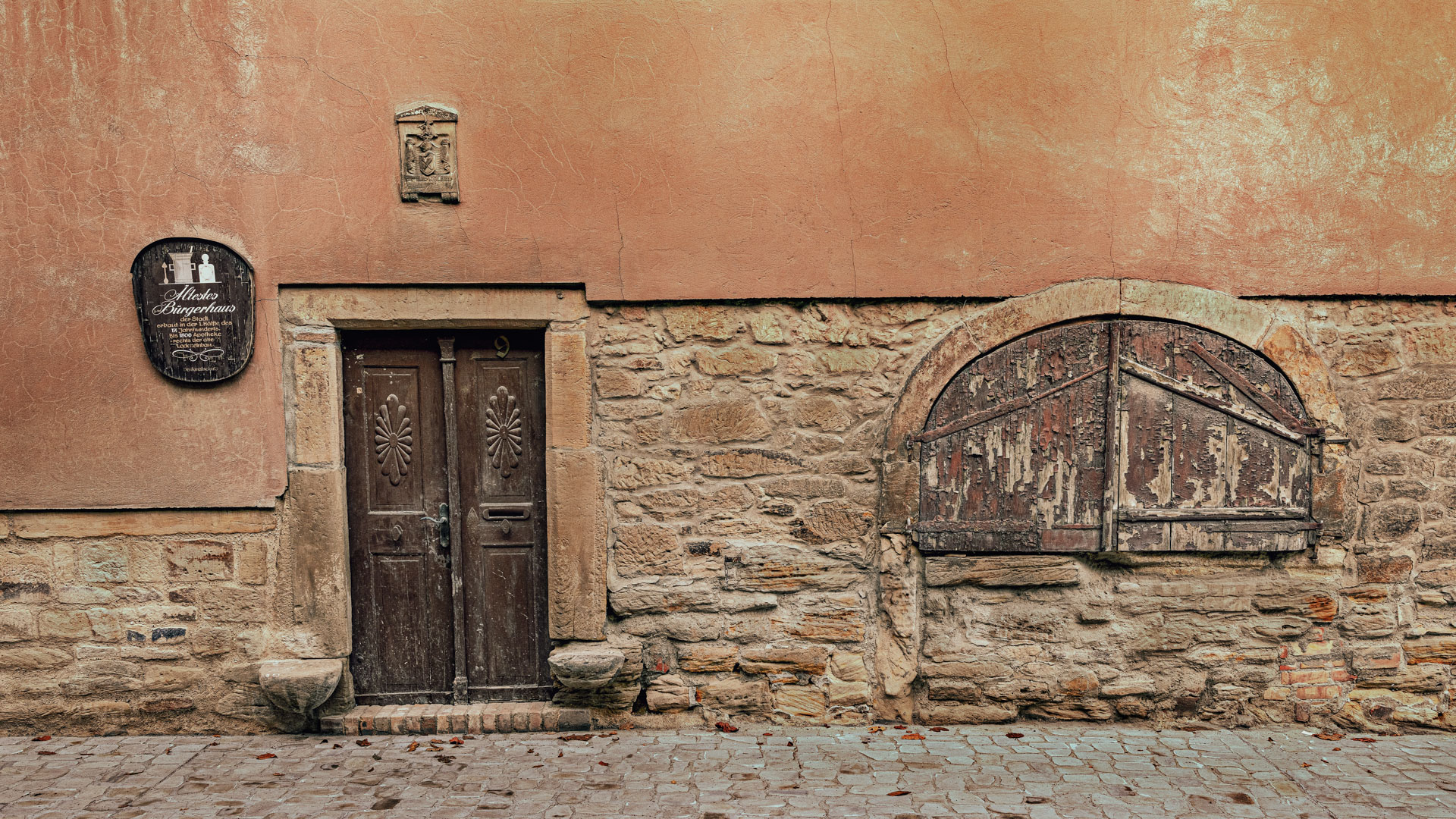 Goethestadt Bad Lauchstädt, Fassade histor. Apotheke