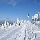 Goetheweg zum Brocken im Winter Oberharz