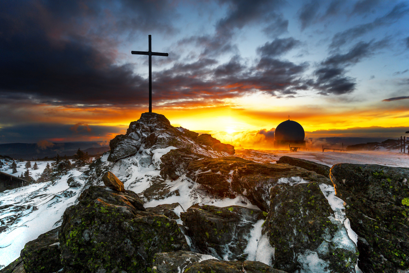 Göttlicher Sonnenuntergang