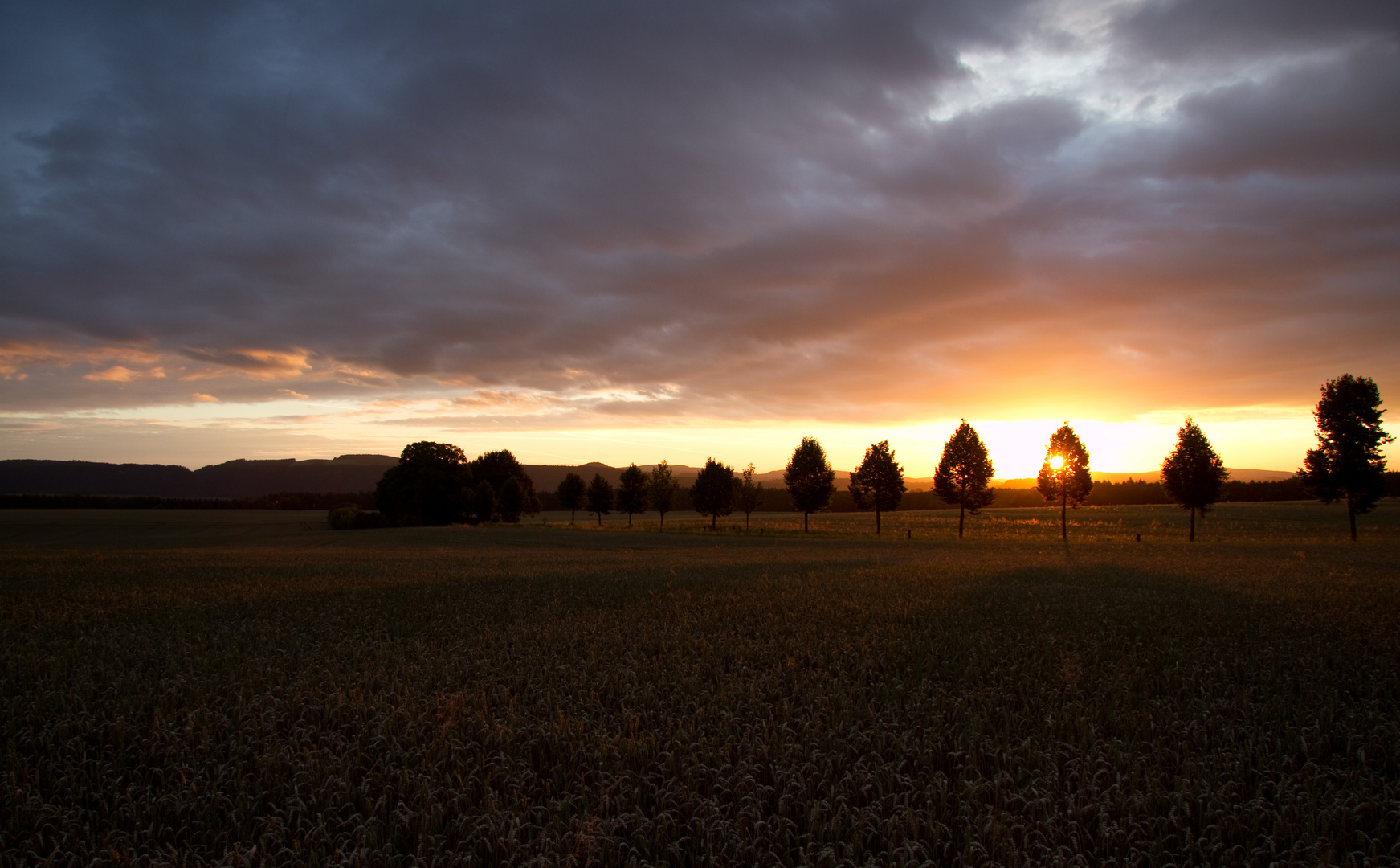 Gohrisch - Sonnenaufgang