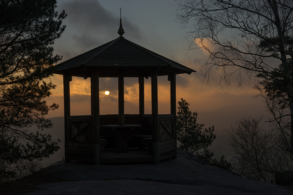 Gohrisch, Sonnenaufgang