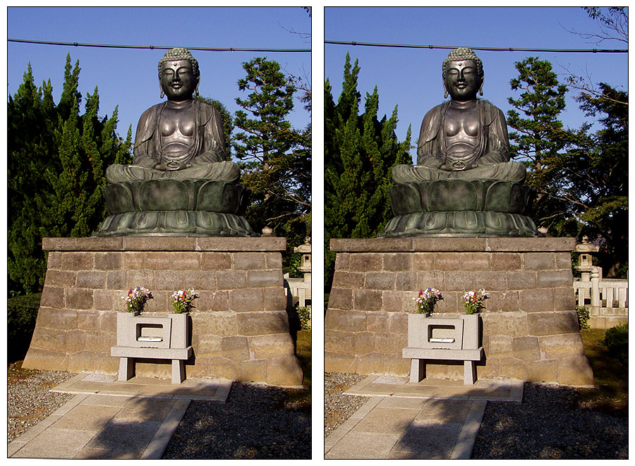 Gokokuji-Tempel: Friedlicher Buddha