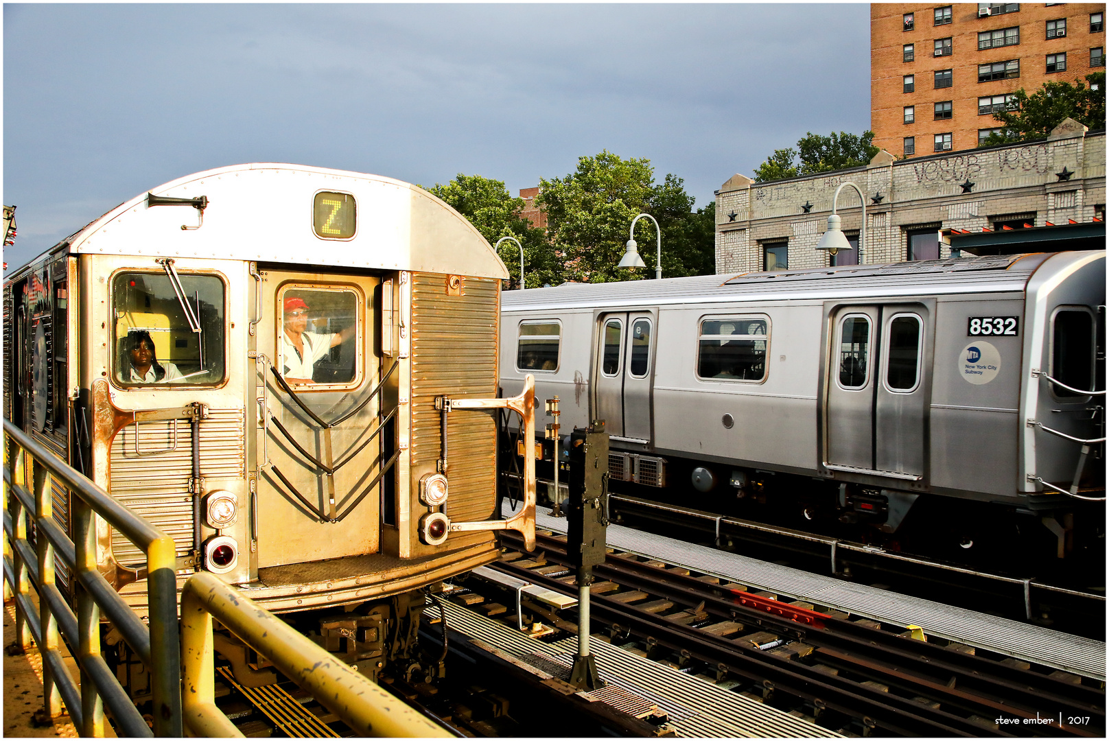 Gold and Silver - Contrasts on the New York City Subway