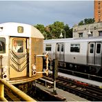 Gold and Silver - Contrasts on the New York City Subway