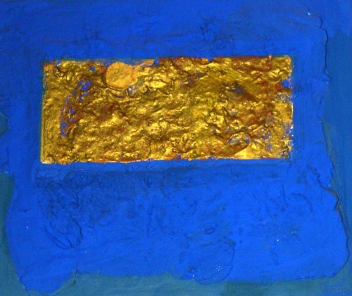 Gold auf Blau