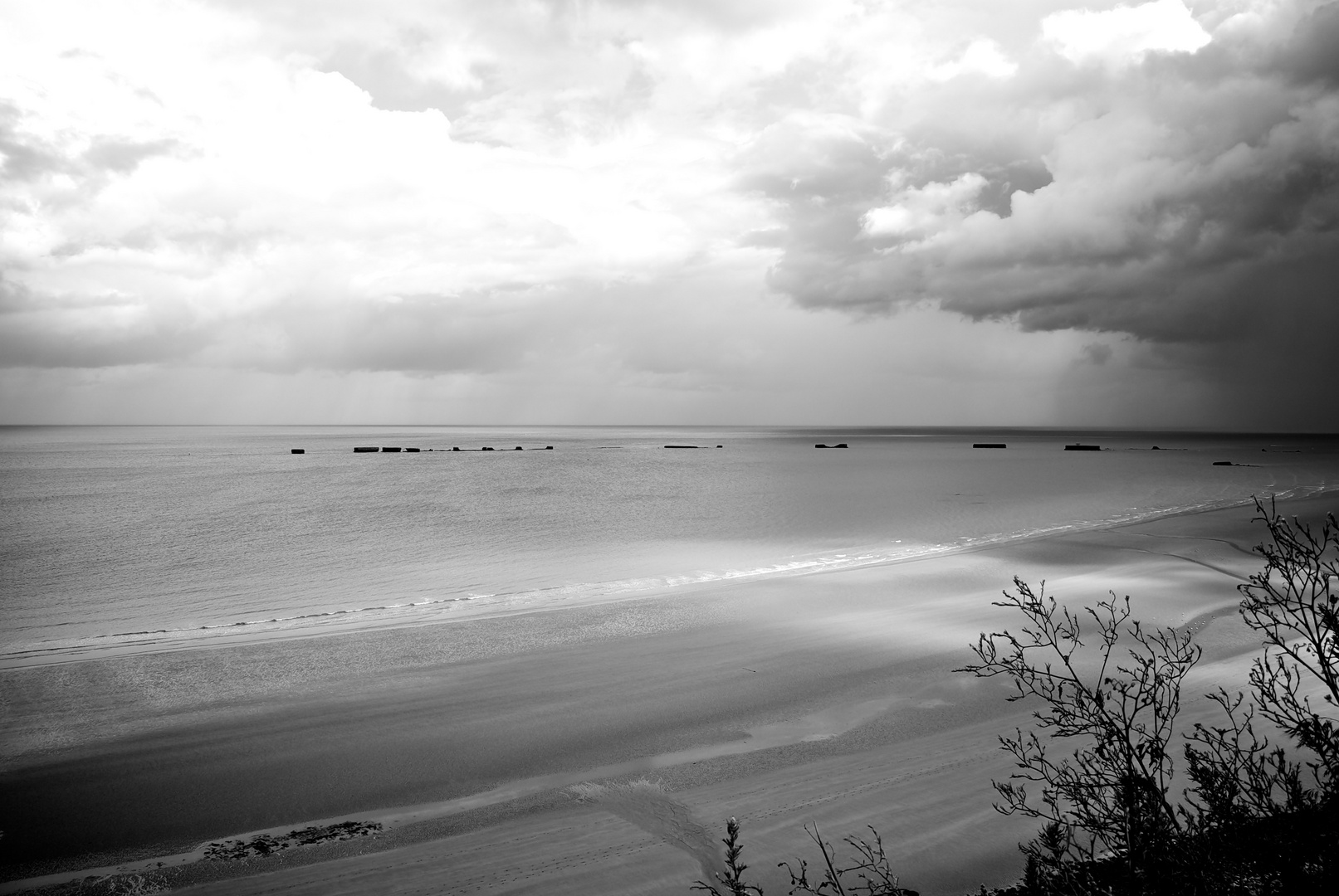 Gold Beach at Arromanches-sur-mer