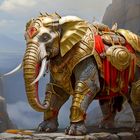 Gold Elefant 