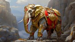 Gold Elefant 