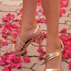 Gold heels