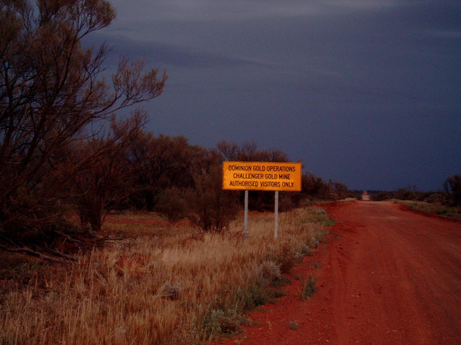 Gold Mine bei Coober Pedy