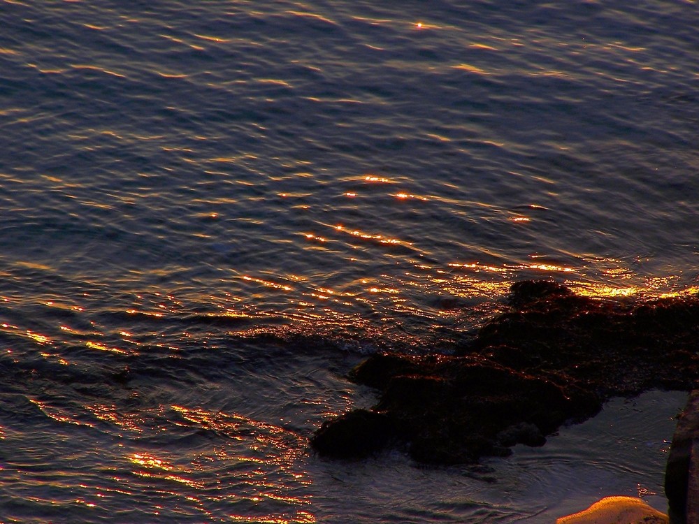 Gold on water