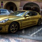 Gold Porsche