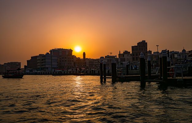 Gold Souq zur goldenen Stunde