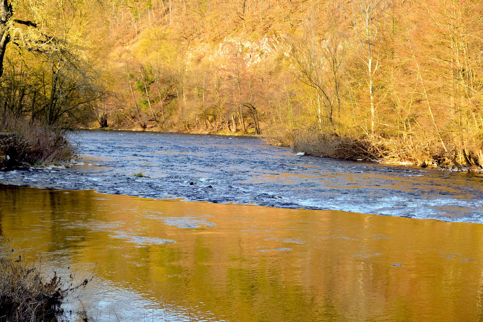 Gold und Blau