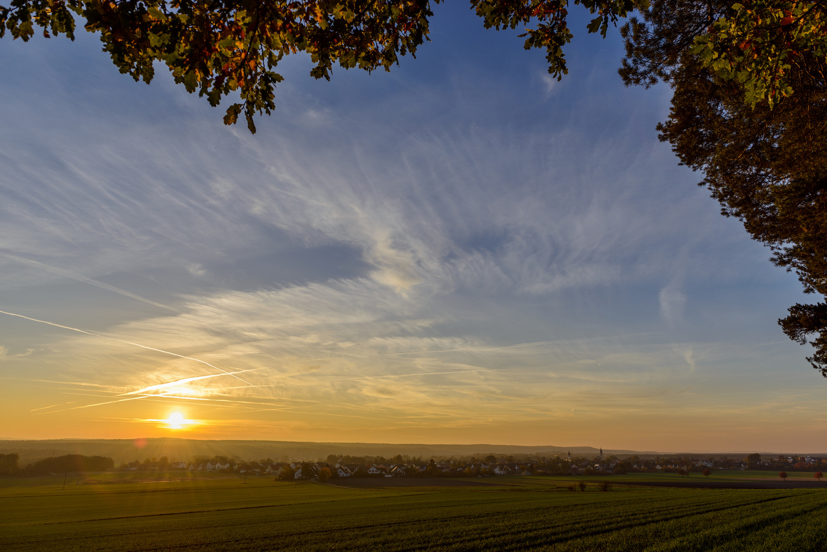 Golden Autumn Sunset