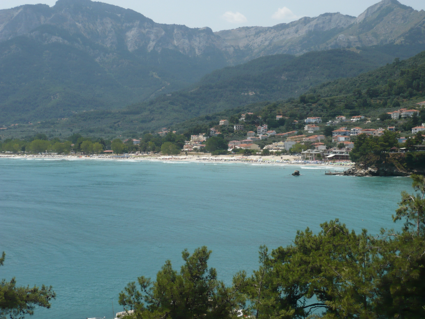 Golden Beach Bay auf Insel Thassos