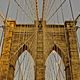 - Golden Brooklyn Bridge -