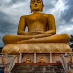 Golden Buddha at Wat Phou Salao