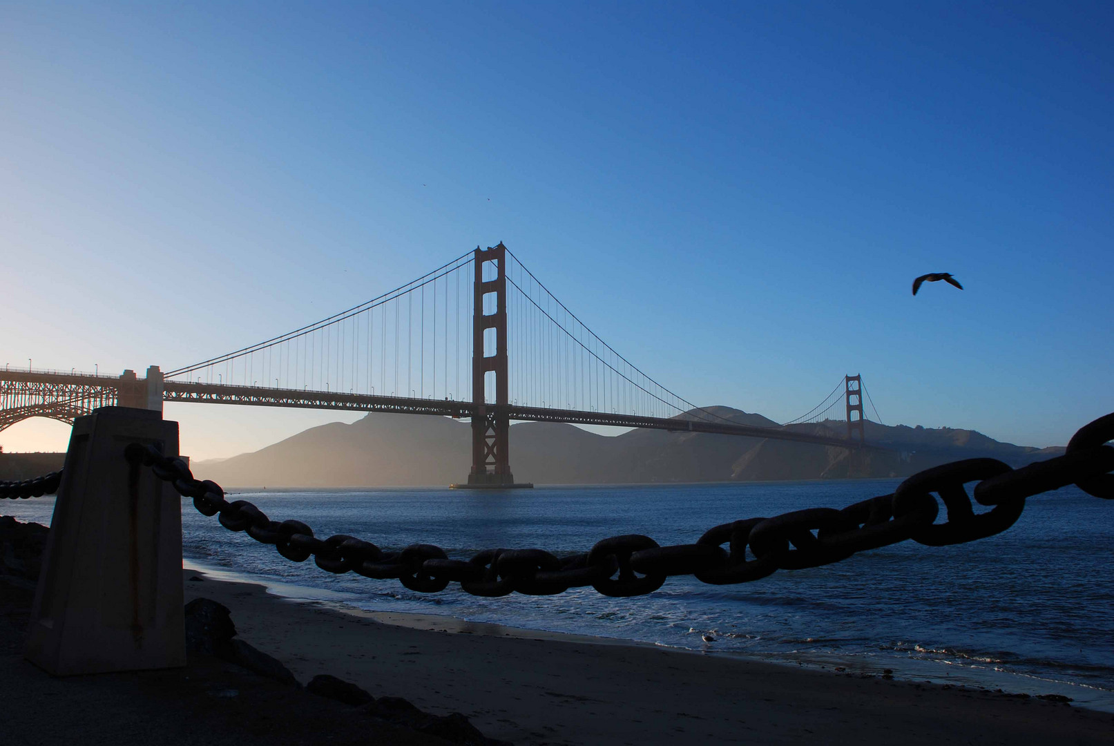 Golden Gate am Abend