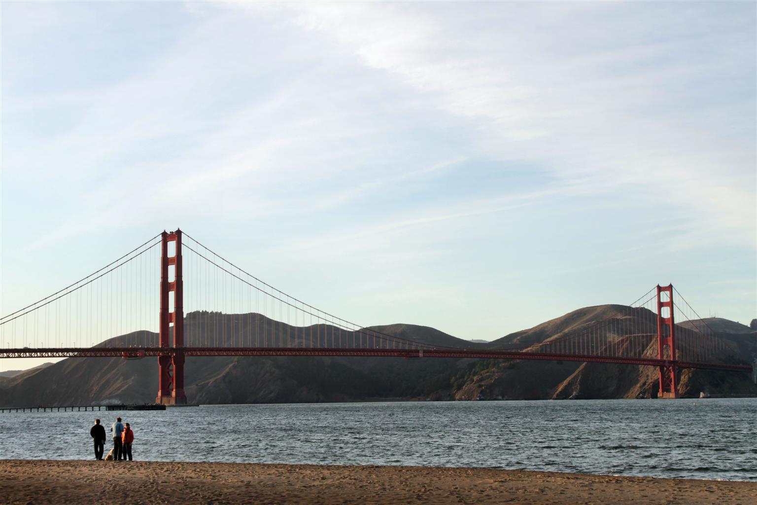 Golden Gate am Abend