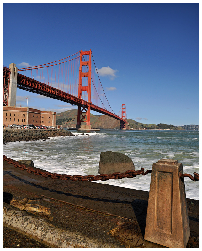 Golden Gate am Morgen