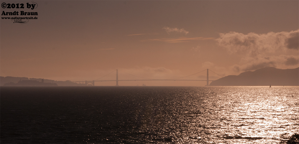 Golden Gate at sunset