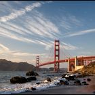 Golden Gate at sunset