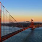 Golden Gate At Sunset