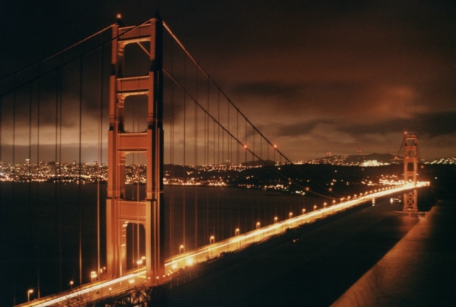 Golden Gate bei Nacht