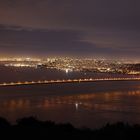 Golden Gate Bridge after sunset