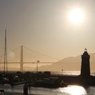 Golden Gate Bridge am Abend