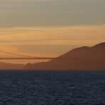 Golden Gate Bridge am Abend