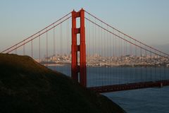 Golden Gate Bridge am Abend