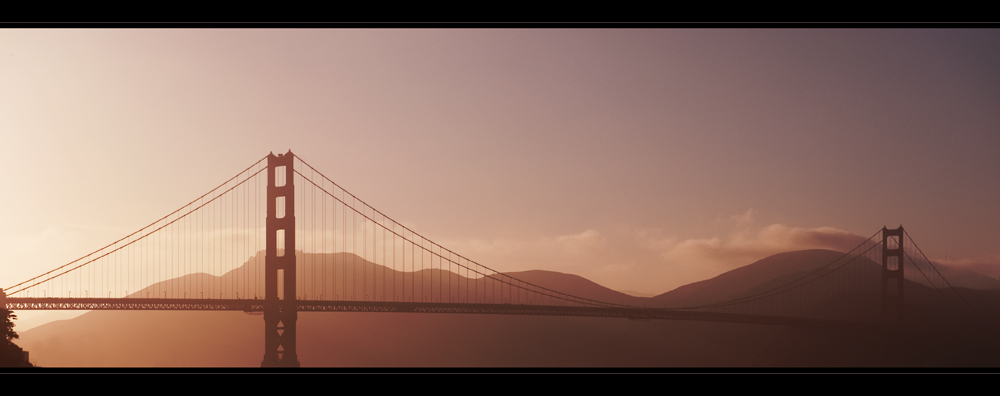 Golden Gate Bridge am Abend