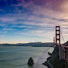 Golden Gate Bridge am frühen Morgen