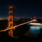 Golden Gate Bridge at night