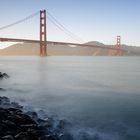 Golden Gate Bridge at sunset