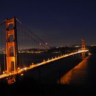 Golden Gate Bridge bei Nacht