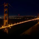 Golden Gate Bridge bei Nacht