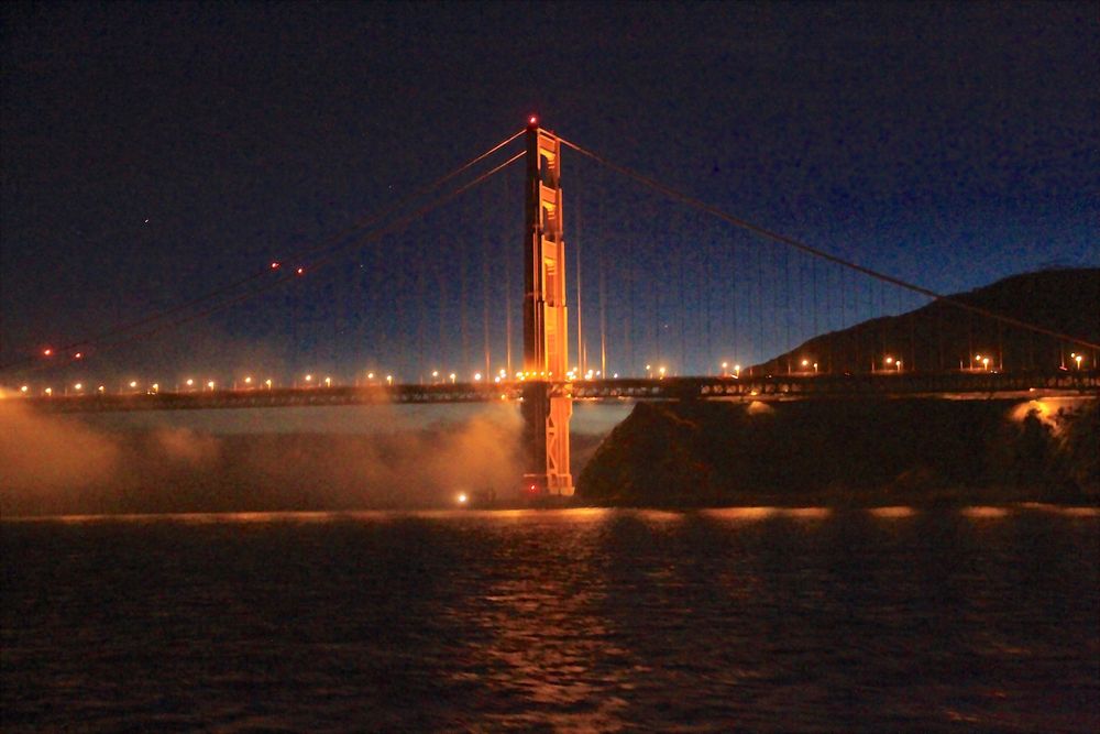 Golden Gate Bridge bei Sonnenuntergang 