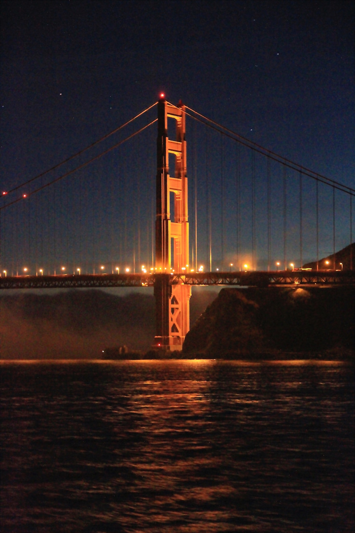 Golden Gate Bridge bei Sonnenuntergang 