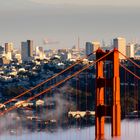 Golden Gate Bridge  _ Blick auf SF