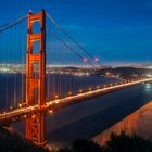 Golden Gate Bridge Blue Hour