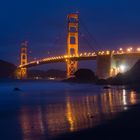 Golden Gate Bridge by night