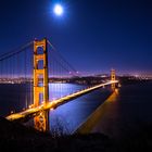 Golden Gate Bridge by night